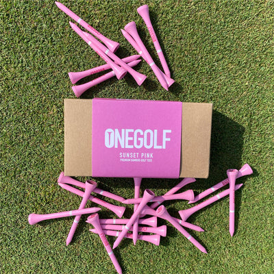 Sunset Pink Golfpeggar 40-pack